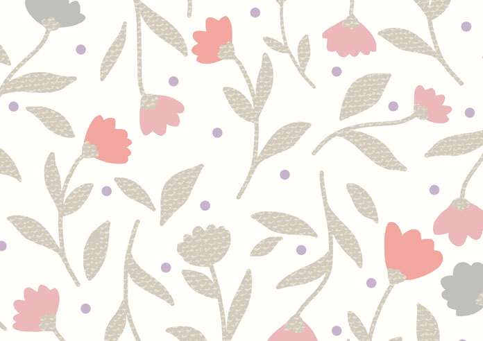 Spring Awakening, Pastel Pink - Twist&Fit Roller Blind - Image 6